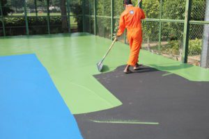 synthetic sports flooring