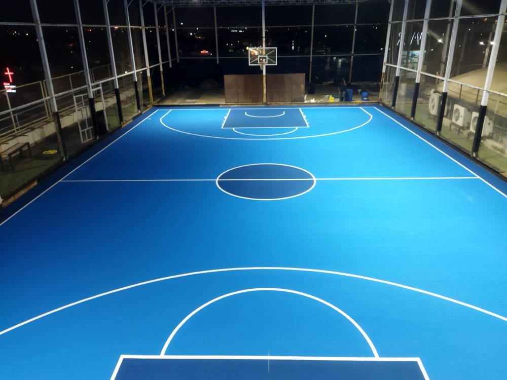 Synthetic Basketball Court