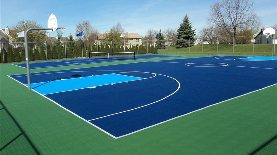 Synthetic Basketball Court