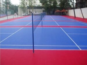 Synthetic Badminton Court