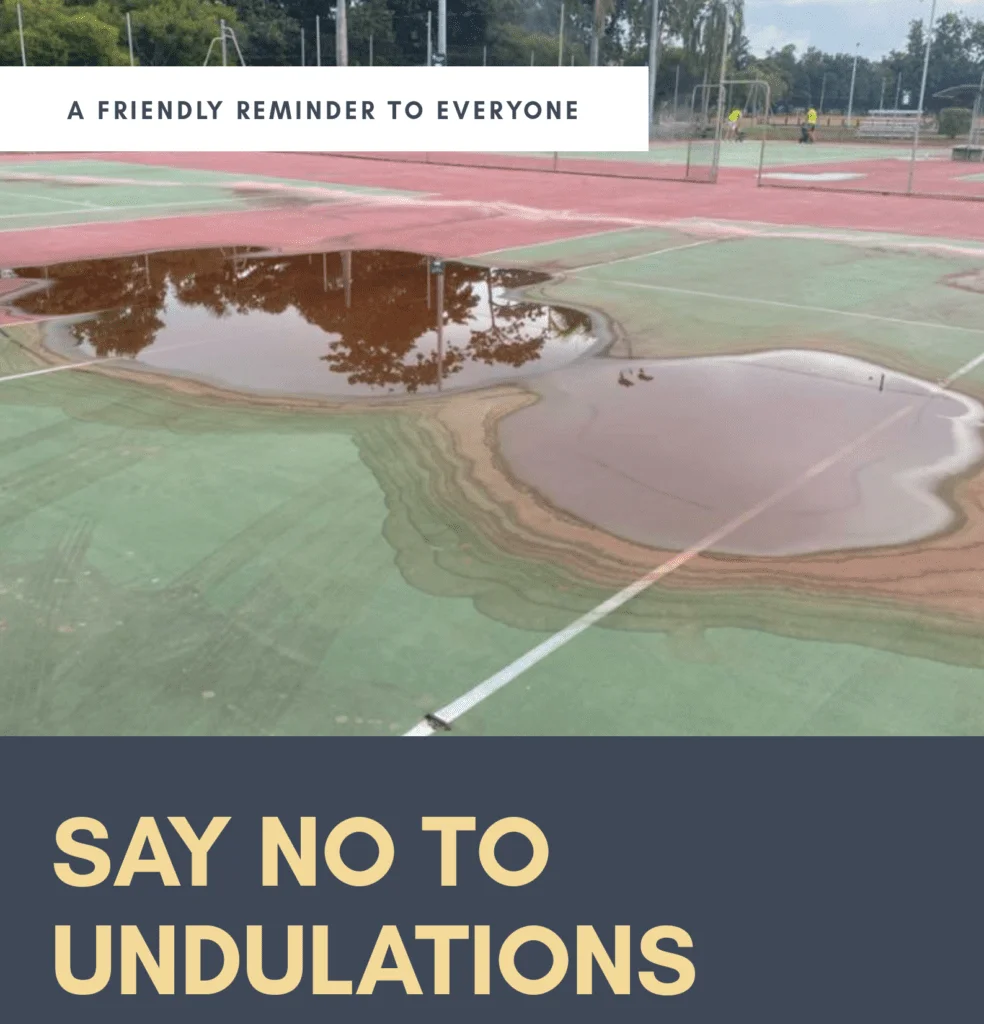 say no to undulations
