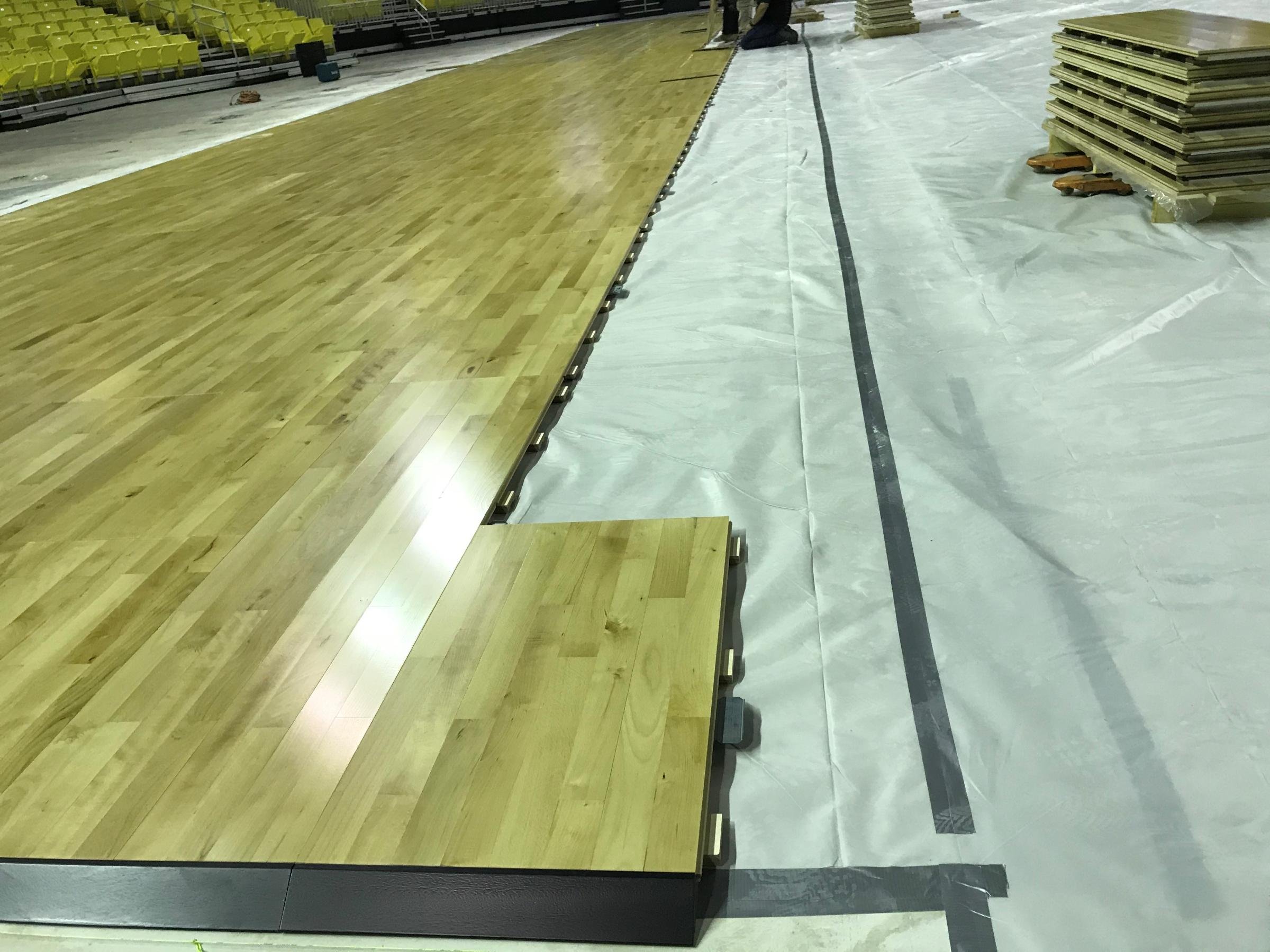 basketball flooring arena