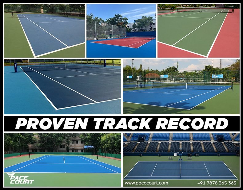 International Quality Tennis Court Flooring