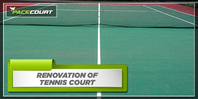 Tennis Court Renovation at AceRally Tennis Club in Bangalore