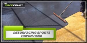 Repairing Cracked Sports Surfaces at Sports Haven, Delhi