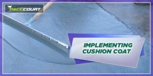 Advancing With Tennis Court Cushion At Starlight Tennis Center