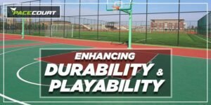 Patching Uneven Basketball Court :Apex Academy