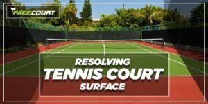 Deep Patch Product for Uneven Tennis Court Surface