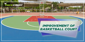 Improvement in basketball court