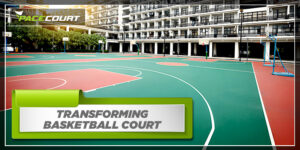 Transform basketball court