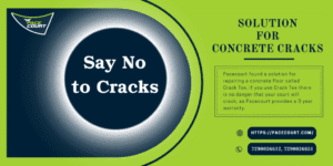 How to Repair Court Cracks