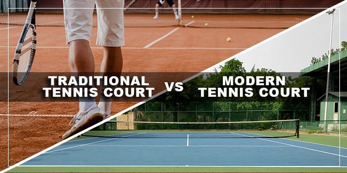 Traditional vs Modern Tennis Court Flooring Materials.