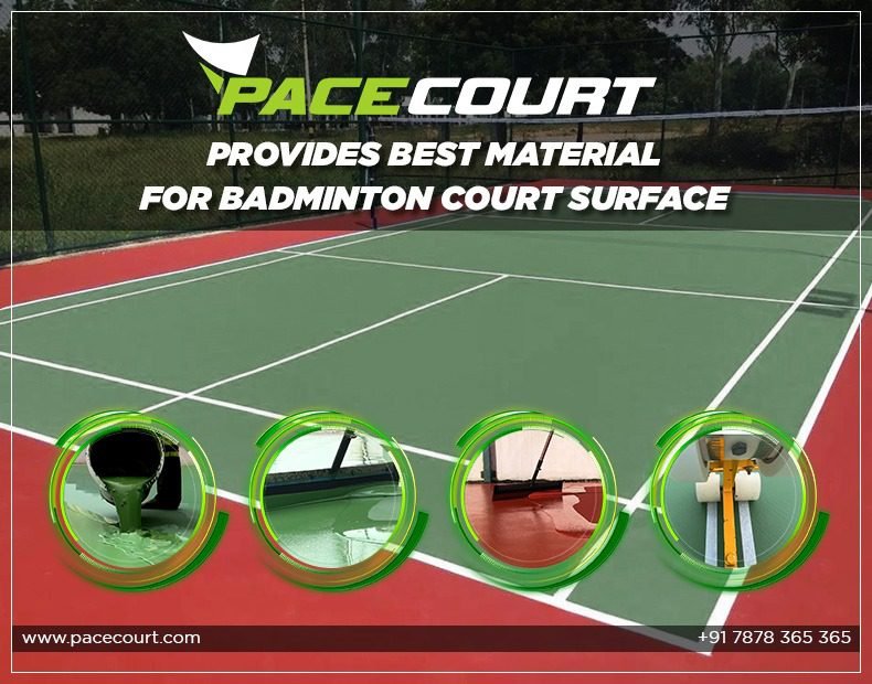 Synthetic Badminton court