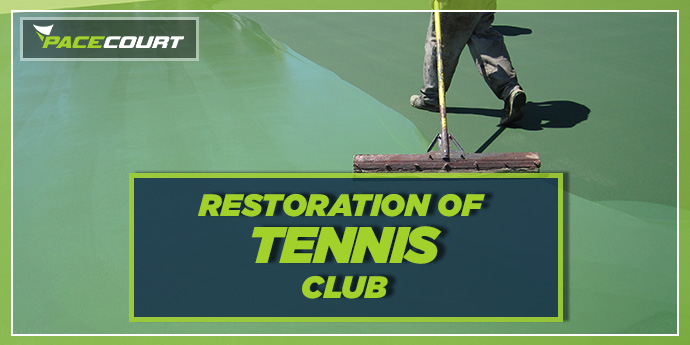 Upgradation of tennis club