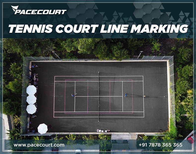 Tennis Court Line Marking