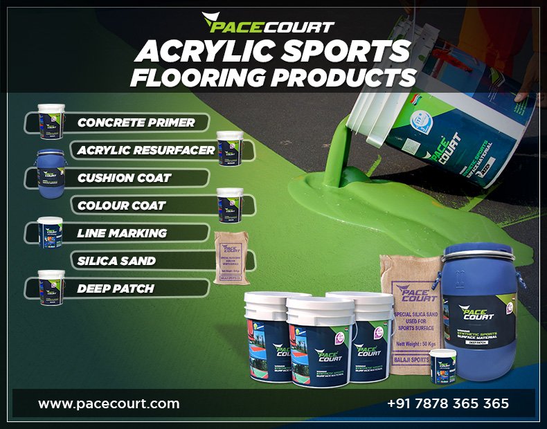 Acrylic  Sports Flooring 