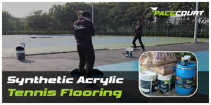synthetic acrylic tennis flooring