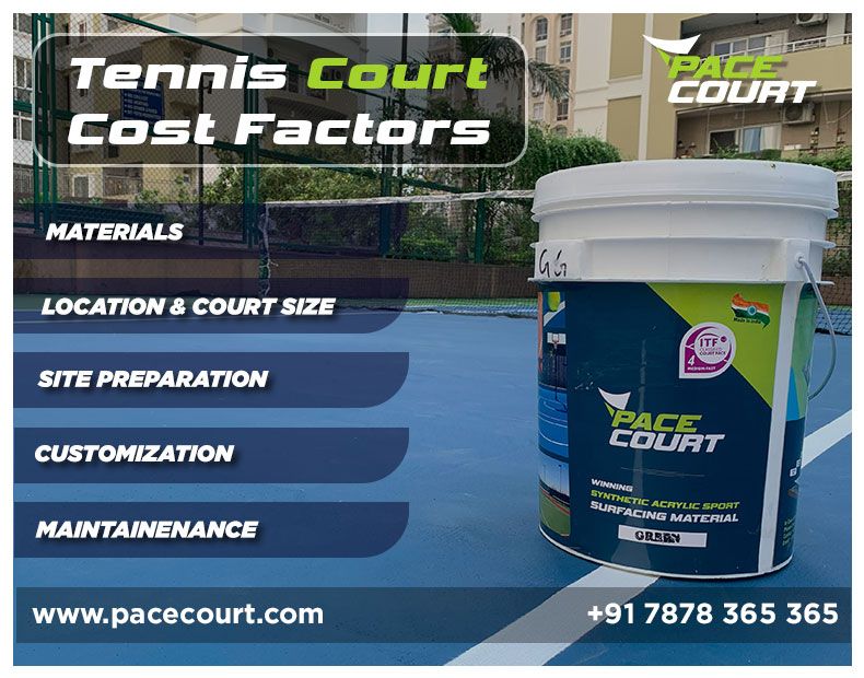 tennis court cost factor