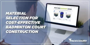 badminton court construction