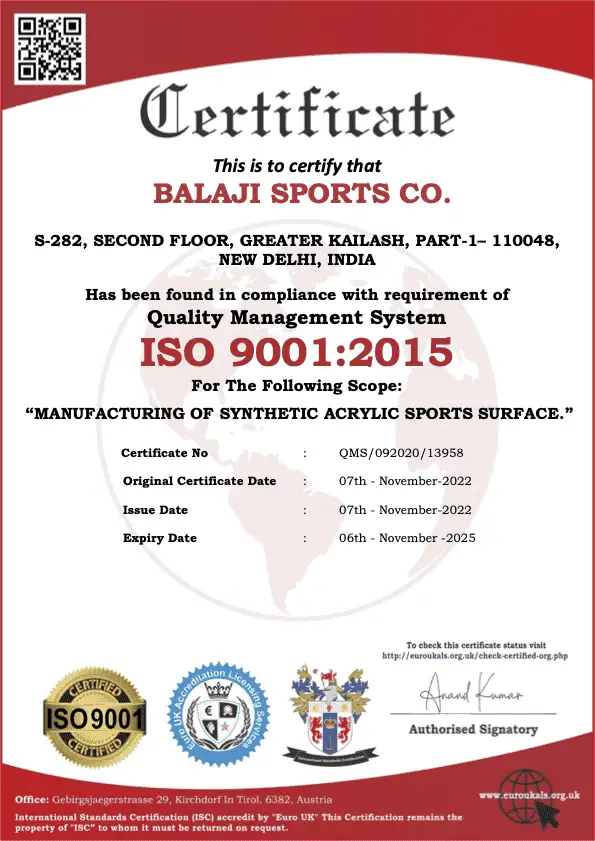 ISO Certificates