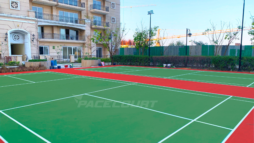 badminton court flooring Noida