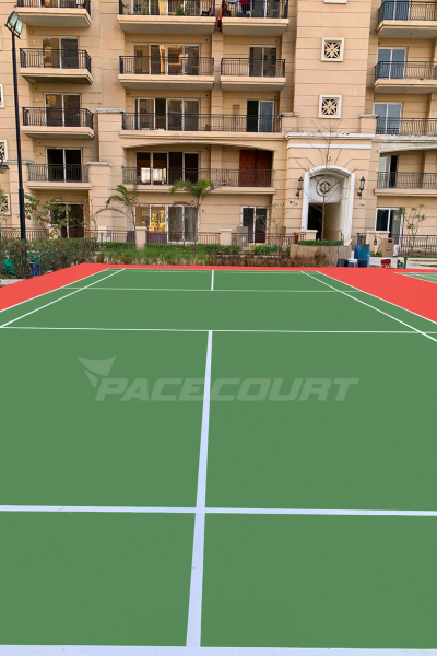 badminton court surfacing