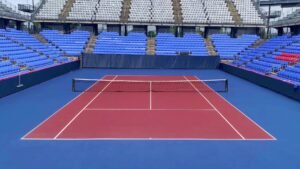 tennis court surface color