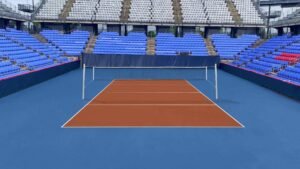 volleyball court colors