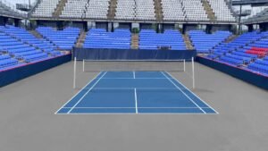 badminton court colors