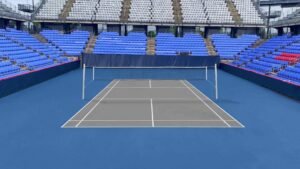 badminton court colors