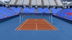 badminton court surface