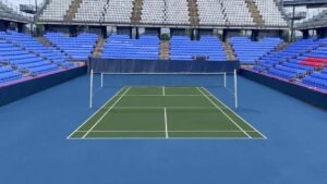 badminton flooring color