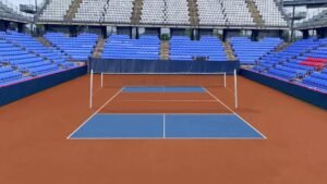pickleball flooring combination