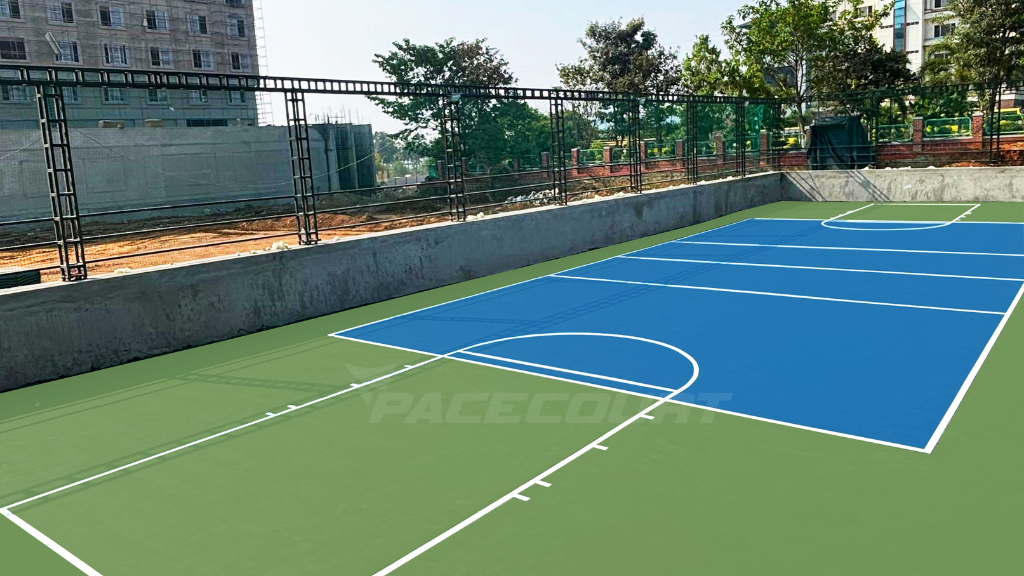 volleyball court flooring