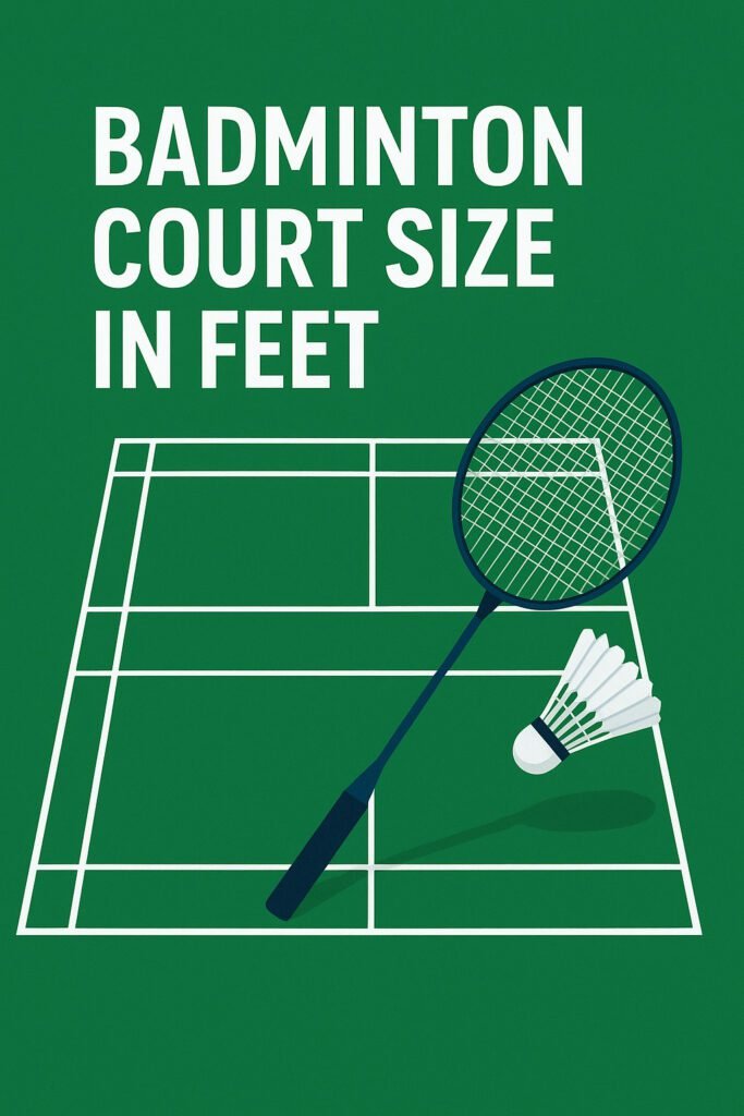 Badminton Court Size in Feet