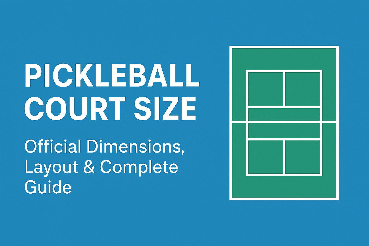 Pickleball Court Size