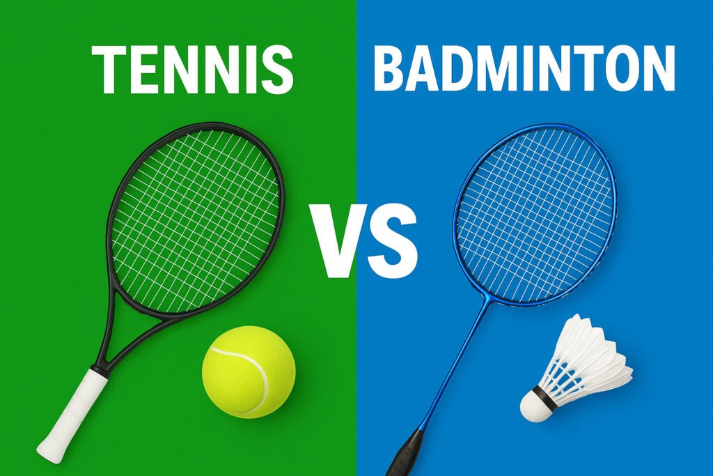 tennis vs badminton​