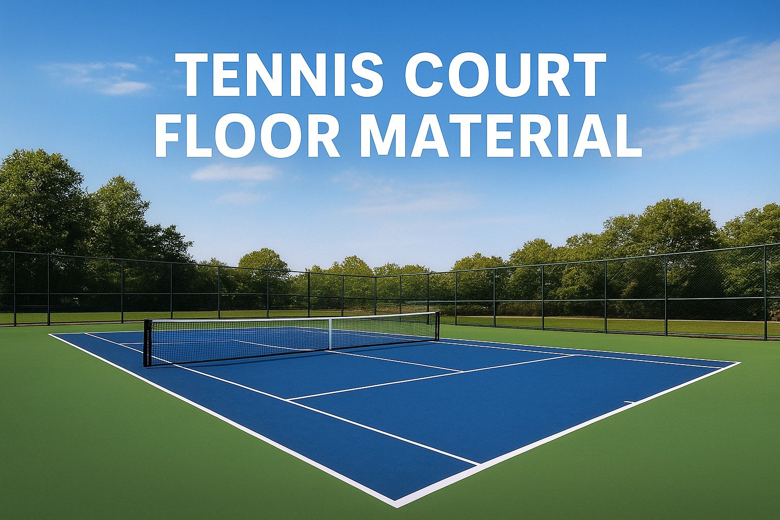 Tennis Court Floor Material