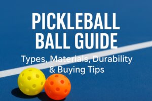 Pickleball Ball: Types, Materials, Durability & Complete Buying Guide