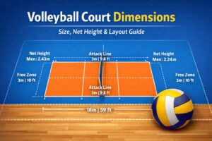 Volleyball Court Dimensions: Official Size, Measurements, Net Height & Layout Guide