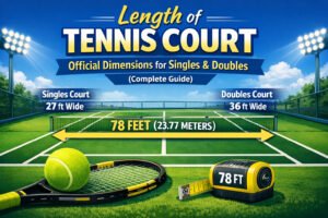 Length of Tennis Court: Official Dimensions for Singles & Doubles (Complete Guide)