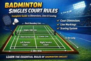 Badminton Singles Court Rules: Complete Guide to Dimensions, Lines & Scoring
