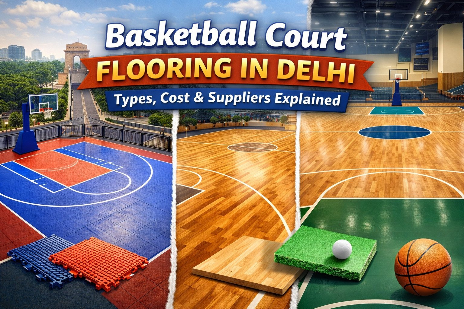 Basketball Court Flooring in Delhi