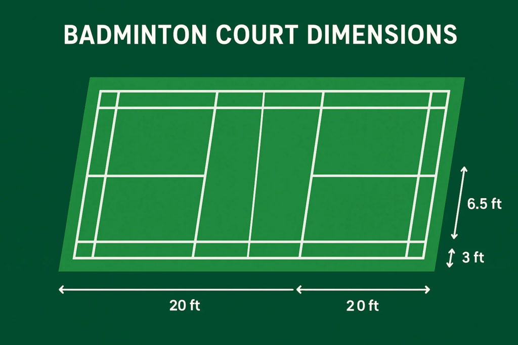 Badminton Court Measurement in India