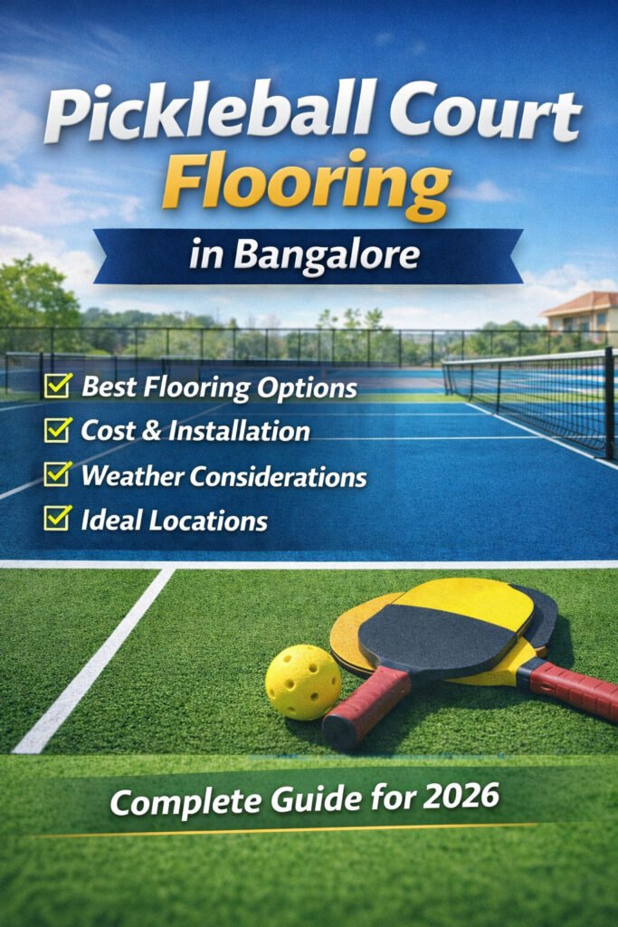 Pickleball Court Flooring in Bangalore