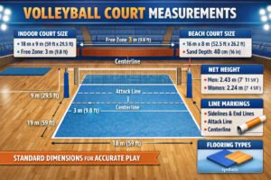 Complete Guide to Volleyball Court Measurements: Dimensions, Markings & Standards