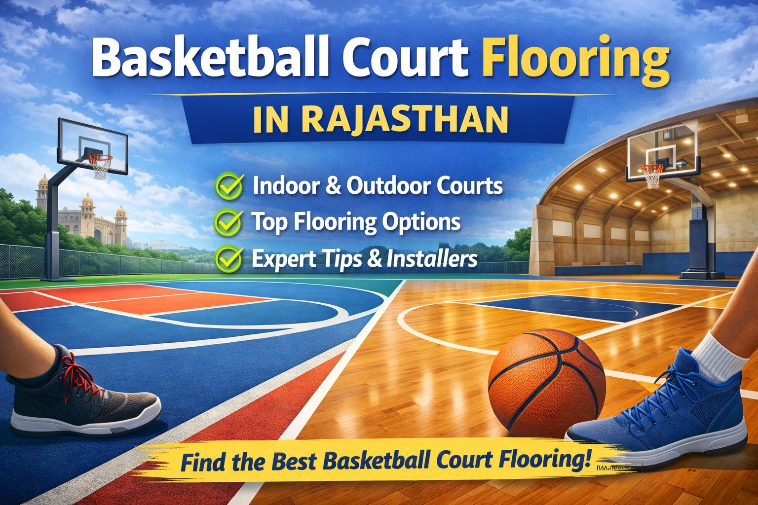 Basketball Court Flooring in Rajasthan