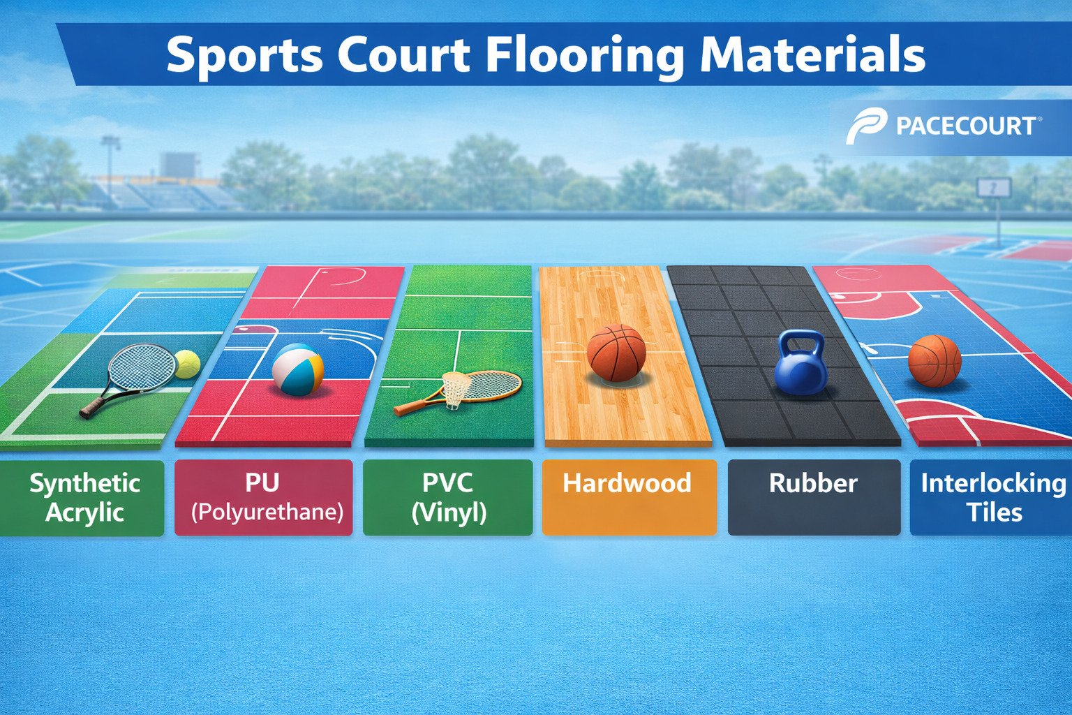 Sports Court Flooring Materials