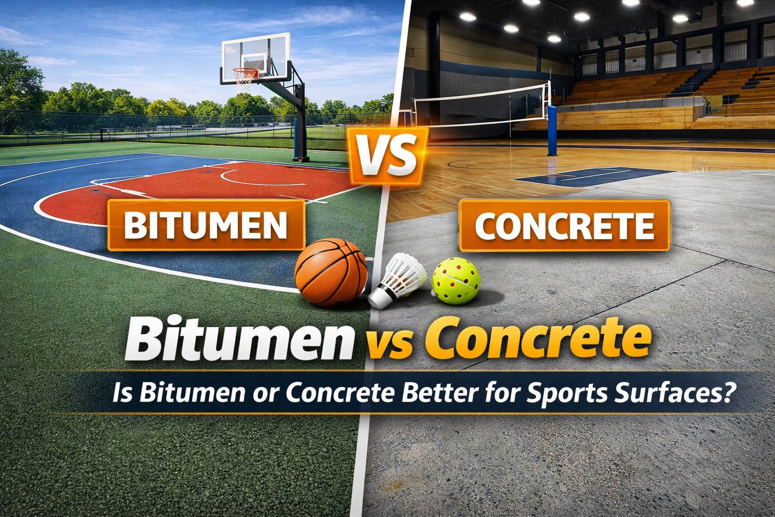 Bitumen vs Concrete