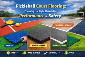 Pickleball Court Flooring: Choosing the Right Material for Performance & Safety